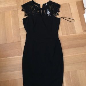 Black lace dress size 6 with tag